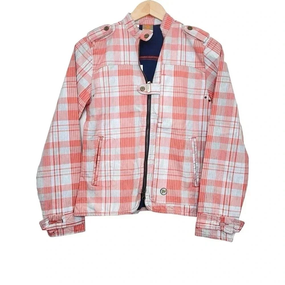 Merrell Womes Plaid Jacket Full Zip Size XS